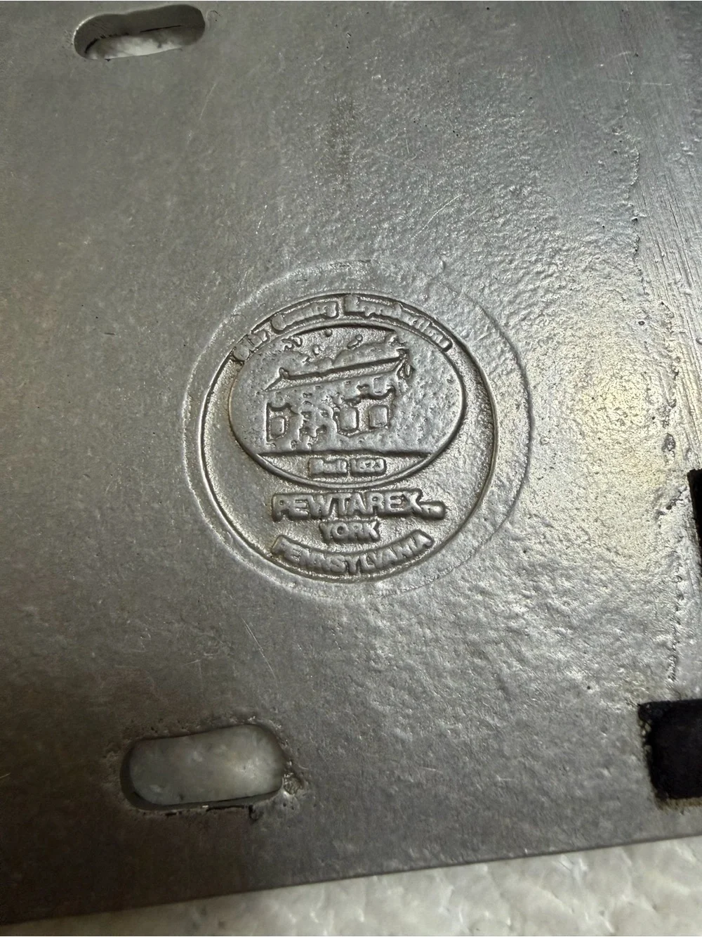 Clemson Tigers Paw Pewter Plate